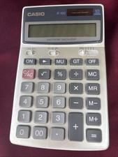 Casio JF-100 Two Way Power Basic 10 Digit Desktop Electronic Calculator