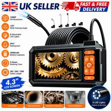 5M Industrial Endoscope Camera 4.3 1080P Screen Borescope Inspection Camera