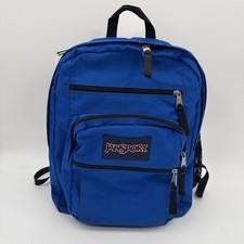 JanSport Big Student Backpack School Laptop Book Bag Royal Blue Nylon Daypack