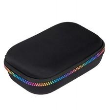 Black & Rainbow Pencil Box Girls Cute Case School Large Capacity Organizer