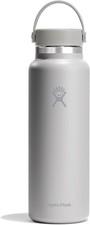 Hydro Flask Water Bottle - Stainless Steel - Wide Mouth Flex Lid, Birch, 40 Oz