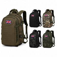 Tactical Backpack 25L Military Army Rucksack MOLLE Hiking Camp Inferno Ranger