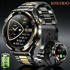 Tactical Smart Watch Men Fitness Tracker WGPS Amoled 5ATM Waterproof UK STOCK