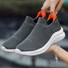 Baskets Chaussettes Sneakers Sans Lacet Enfiler Chaussures Sport Rando Homme