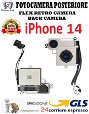 FOTOCAMERA POSTERIORE RETRO CAMERA COMPLETA IPHONE 14 ORIGINALE GLS