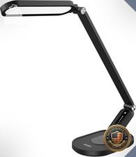 Led Desk Lamp 10W Eye-Care Dimmable Touch Control 5 Modes Usb Charging