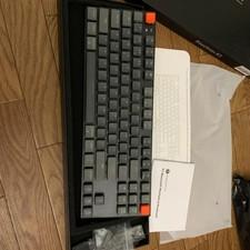 Keychron K1 Compact Mechanical Keyboard English Japanese Layout Gray Orange Keys