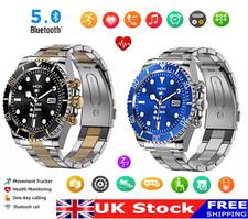 Smart Watch For Men Bluetooth Call Blood Pressure Heart Rate Fitness Tracker UK
