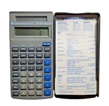 Texas Instruments TI-30X Solar Calculator With Cover & Reference Card