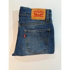 Levi's 511 Slim Fit Boys Jeans Size 14 Regular Wash Denim Blue (10)