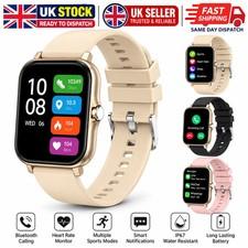 Smart Watch Men Women Fitness Tracker Blood Pressure Heart Rate Sport Watches UK