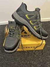 Chaussures de scurit homme 42 grisnoirjaune lacets semelle antidrapante