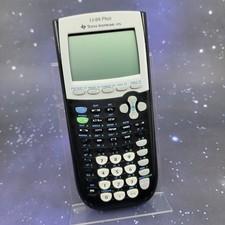 Texas Instruments TI-84 Plus Graphing Calculator Black No Cover Tested Education