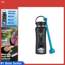 Hydrogen Water Bottle 25oz Vacuum Insulated Stainless Steel Alkaline pH 9