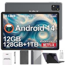 2026 NUOVO tablet 10,1 pollici 12 GB 128 GB Android 14 5G WiFi 6 IPS 7000mah fotocamera GMS