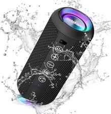 Enceinte Portable Bluetooth 5.3 sans Fil avec Bass Puissantes, tanche IPX7, Su