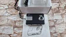 eTech Appareil photo numrique compact noirargent avec bote, manuel, USB