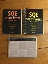 Revision Killer SQE Study Notes and Flashcards Set of 3