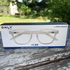 Only Eyewear the Perfomer +1.50 Blue Light Blocking Lens Reading Glasses