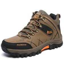 YITU FASHION Chaussures de randonne homme marron noir orange Taille 40