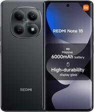 Xiaomi Redmi Note 15 8GB 256GB Black 6.77 AMOLED 108MP Dual SIM Smartphone