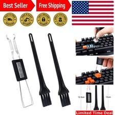 Compact Keycap Removal Tool with Brushes - Perfect for Mechanical Keyboards
