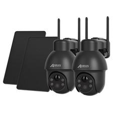 ANRAN Solar Kamera FUNK BERWACHUNGSKAMERA Outdoor WLAN WIFI IP CAMERA Set AUEN