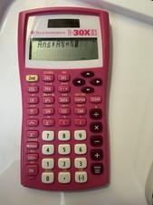 Texas Instruments TI-30X Iis Scientific Calculator Pink Working Solar Powered