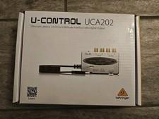 Behringer U-Control UCA202 Usb Audio Interface Rca Optical Out Direct Monitoring