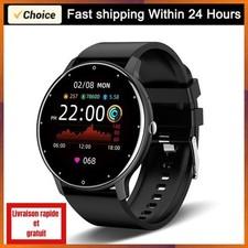 Montre Connecte Homme Femme Bluetooth Appel Cardio SPO2 Sport iOS Android