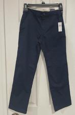 Gap Boys Size 8 Chino Pants Navy Cotton Casual Uniform Pants