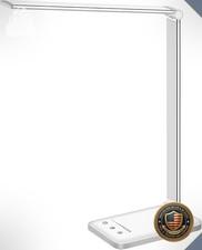 Led Desk Lamp Dimmable Table Reading Light Usb Charging 5 Modes Timer