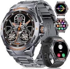 Smartwatch Herren Telefonfunktion Armbanduhr Watch fr Samsung Xiaomi Huawei Tab