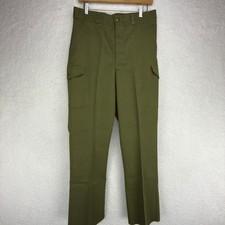 Vintage Boy Scouts of America Official Uniform Cargo Pants Green Kids Nwot