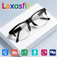 Laxasfit AI Smart Glasses Camera Touch Control Photo & Video Recording Voice As