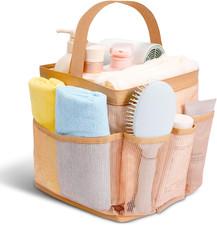 Shower Caddy for College Dorm Room Essentials for Girls with 9 Pockets,Large-Cap