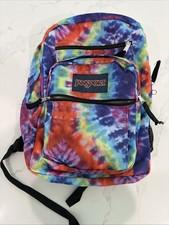JanSport Big Student Tie Dye Multicolor Student Laptop Backpack