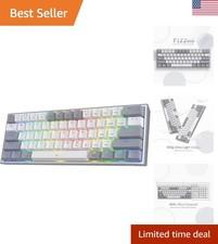 Compact K617 Fizz 60% Rgb Mechanical Keyboard - Lightweight, -Swap for Gamers