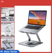 Laptop Stand Adjustable 360 Degree Swivel Foldable Portable Ergonomic Riser for
