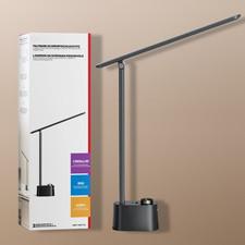 Upgraded Led Desk Lamp H01 Pro Foldable with Usb Charging Ports Black
