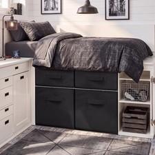 Stackable Under Dorm Bed Storage Container 18.5'' x 23.6'' Foldable Closet