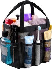 Mesh Shower Caddy Portable for College Dorm Room Essentials with 7 Pockets, Free