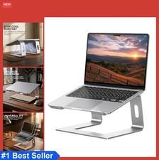 Laptop Stand Aluminum Computer Riser Ergonomic Adjustable Laptop Elevator Desk