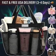 Mesh Shower Caddy Portable for College Dorm Room Essentials, 8-Pocket Large C...