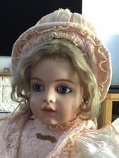 Beautiful Large 26โ66cm Antique Reproduction Doll Bru-Jne By Sheila Butler